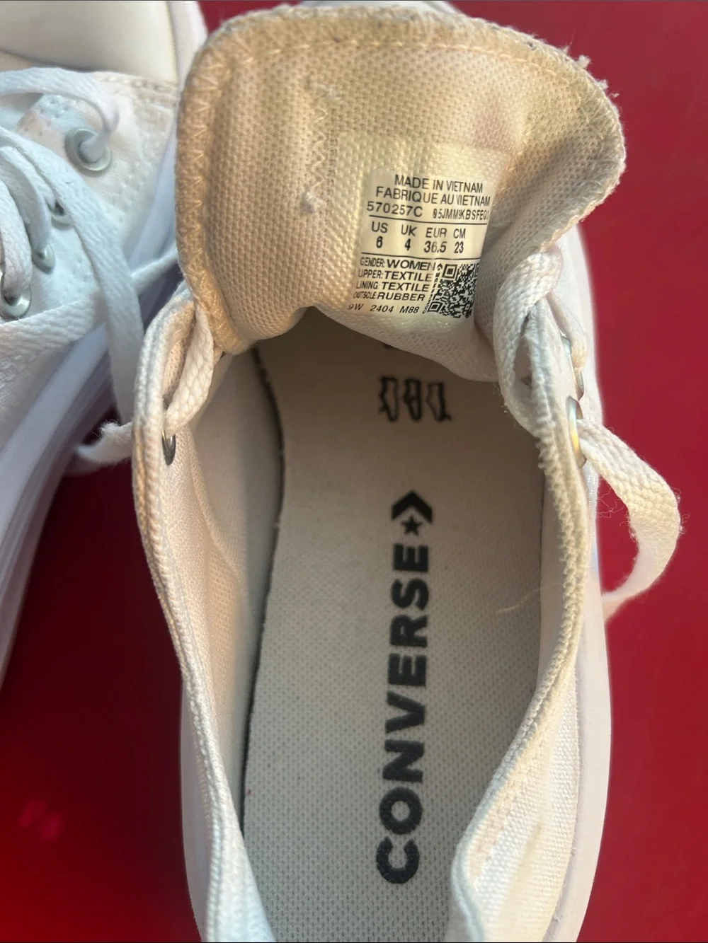 Converse Kids Low Top Sneakers in White